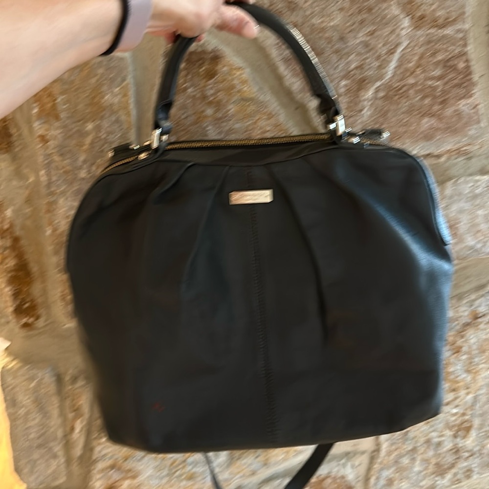 Kate Spade 5 Points Camille with removable crossbody strap in dark gray